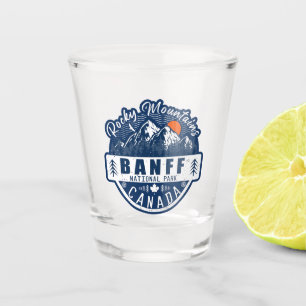 Banff Nationalpark Kanada Vintag erschüttert Schnapsglas