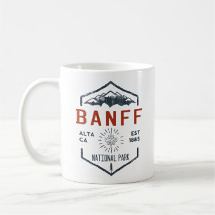 Banff Nationalpark Kanada Vintage abgenutzt Kaffeetasse