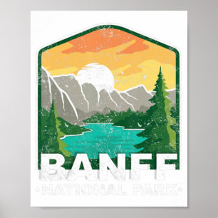 Banff Nationalpark Lake Louise Kanada Vintage Poster