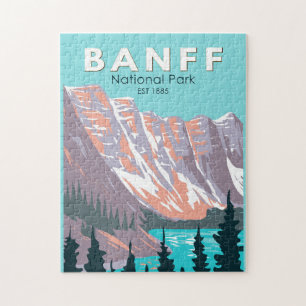 Banff Nationalpark Moraine Vintager See Puzzle