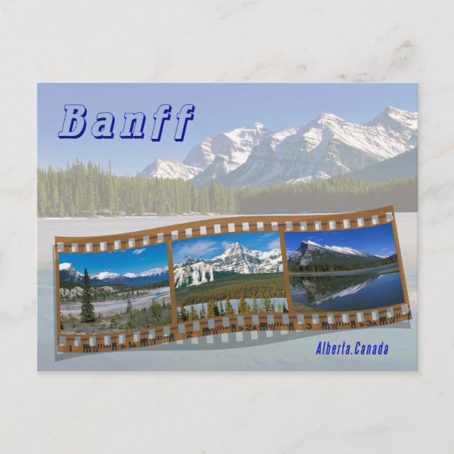 Banff Nationalpark Postkarte (Vorderseite)