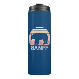Banff Nationalpark Retro Bear Thermosbecher