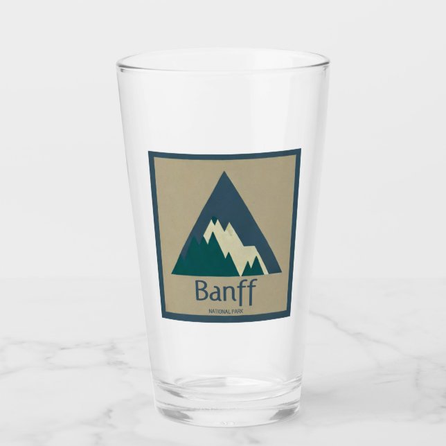 Banff Nationalpark Rustikal Glas (Vorderseite)