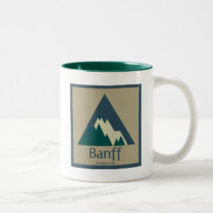 Banff Nationalpark Rustikal Zweifarbige Tasse