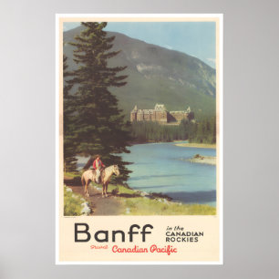 Banff-Reiseposter Kanada Druck Kanadische Kunst Poster