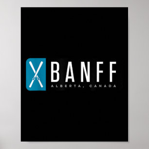 Banff Skifahren Poster