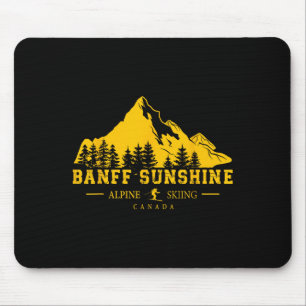 Banff Sunshine Kanada Skigebiet Alpinski Mousepad