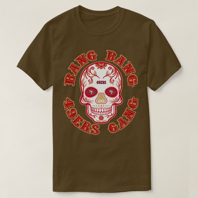 Bang Bang 49ers Gang Skull Tasche T-Shirt (Design vorne)
