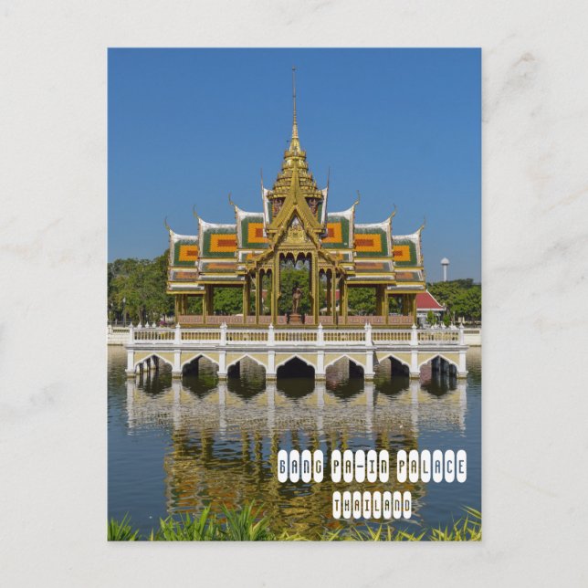 Bang Pa-in Royal Palace Postkarte (Vorderseite)