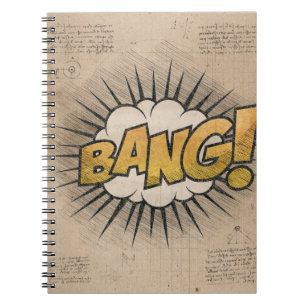 BANG! Vintages Comic Buch Steampunk Pop Kunst