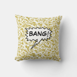 Bang ZZZ Sprechblasen Square Pillow Kissen