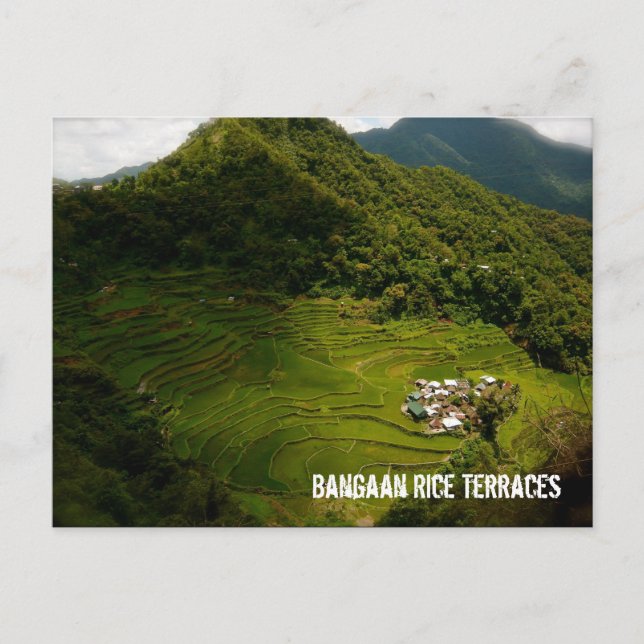 Bangaan Rice Terraces Postkarte (Vorderseite)