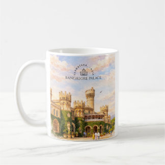 Bangalore-Palast Indien Aquarell Reiseerinnerung Kaffeetasse