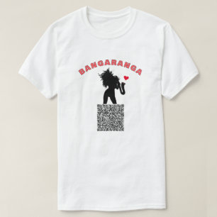 Bangaranga T-Shirt QR-Code Jazz Musik Saxophon
