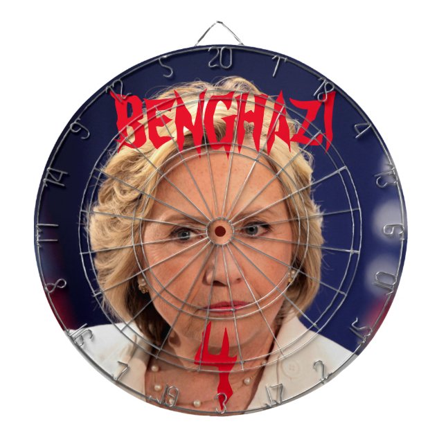 BANGHAZI 4 HILLARY DARTBOARD DARTSCHEIBE (vorne)