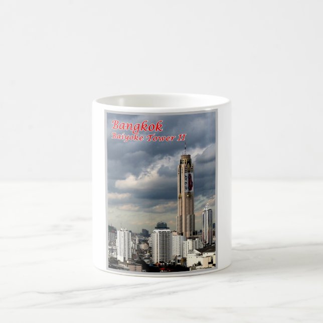 Bangkok - Bayoke Tower II - Thailand - Kaffeetasse (Mittel)