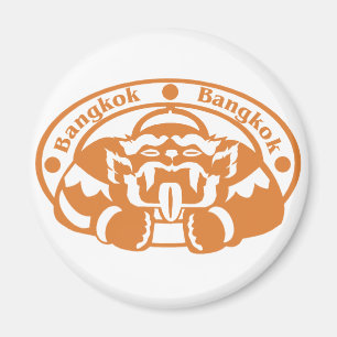 Bangkok-Briefmarke Magnet
