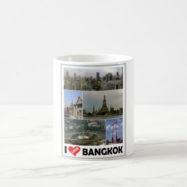 Bangkok - I Liebe - Thailand - Kaffeetasse (Mittel)