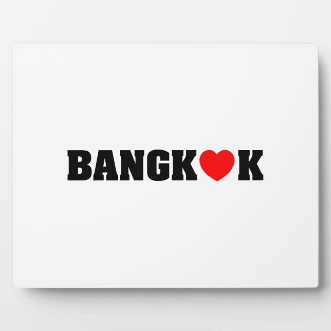 BANGKOK-LIEBE FOTOPLATTE (Vorderseite)
