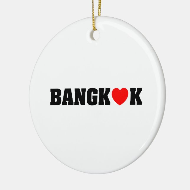 BANGKOK-LIEBE KERAMIK ORNAMENT (Links)