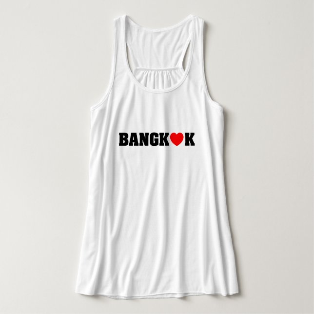 BANGKOK-LIEBE TANK TOP (Design Vorderseite)
