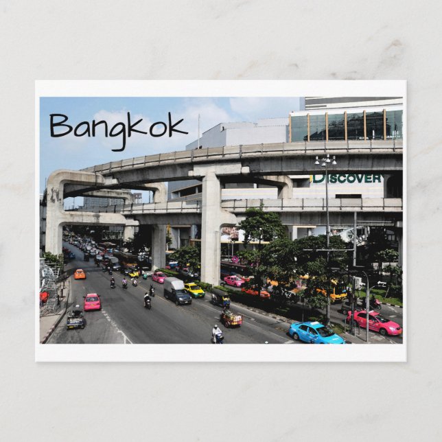Bangkok Postkarte (Vorderseite)