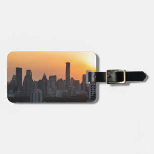 Bangkok skyline sunset panorama background gepäckanhänger