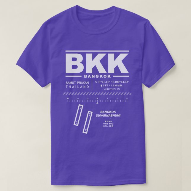 Bangkok / Suvarnabhumi Airport BKK T - Shirt (Design vorne)