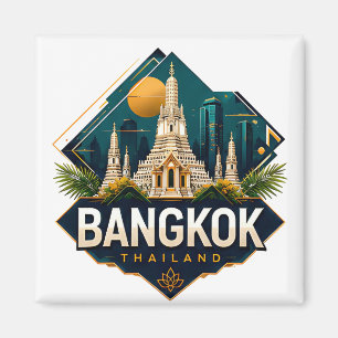 Bangkok Thailand Abenteuer Magnet
