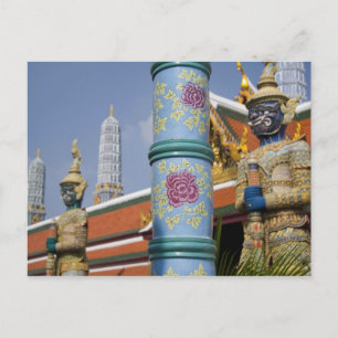 Bangkok, Thailand. Bangkoks Großer Palast 2 Postkarte