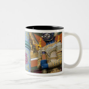Bangkok, Thailand. Bangkoks Großer Palast 2 Zweifarbige Tasse