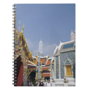 Bangkok, Thailand. Bangkoks Großer Palast Notizblock