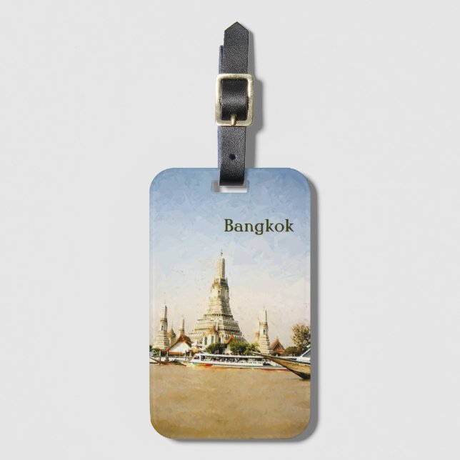 Bangkok, Thailand Gepäckanhänger (Vorderseite Vertikal)