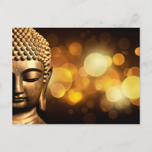 Bangkok, Thailand   Goldener Buddha Postkarte
