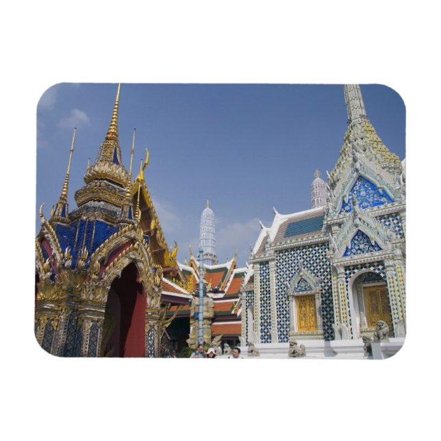 Bangkok, Thailand. Grand Palace von Bangkok Magnet (Horizontal)