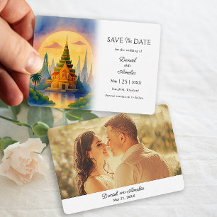 Bangkok Thailand Hochzeit in Urlaubsort Save the D Date