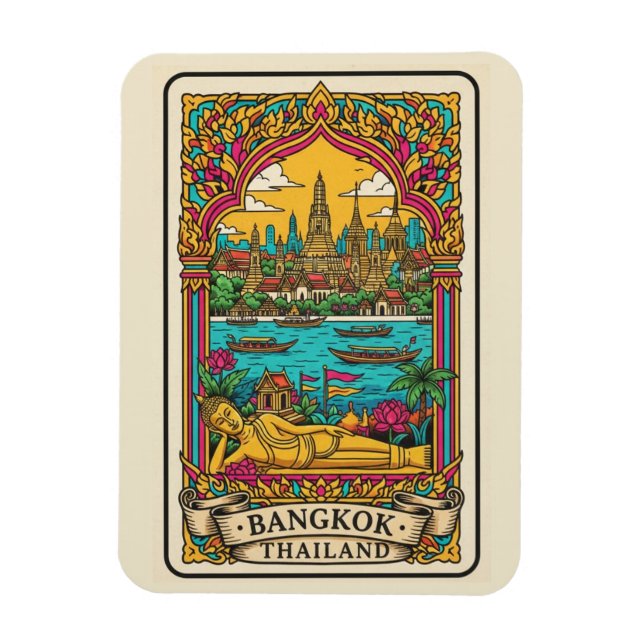 Bangkok Thailand Magnet (Vertikal)