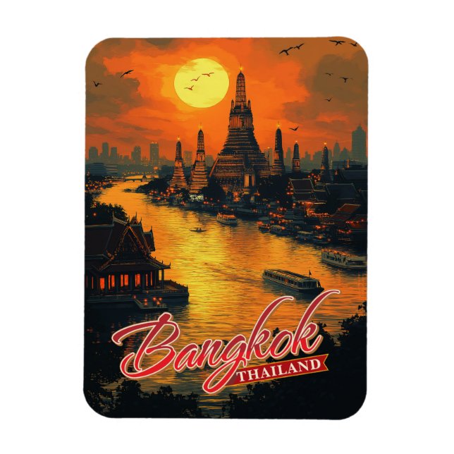 Bangkok, Thailand Magnet (Vertikal)