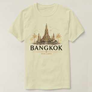 Bangkok Thailand Minimal Reise T-Shirt