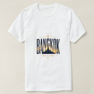 Bangkok Thailand Minimale Reise T-Shirt