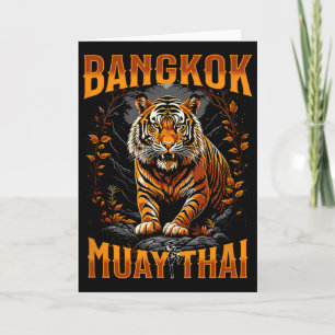 Bangkok Thailand Muay Thai Kampfsport Kickboxen Karte