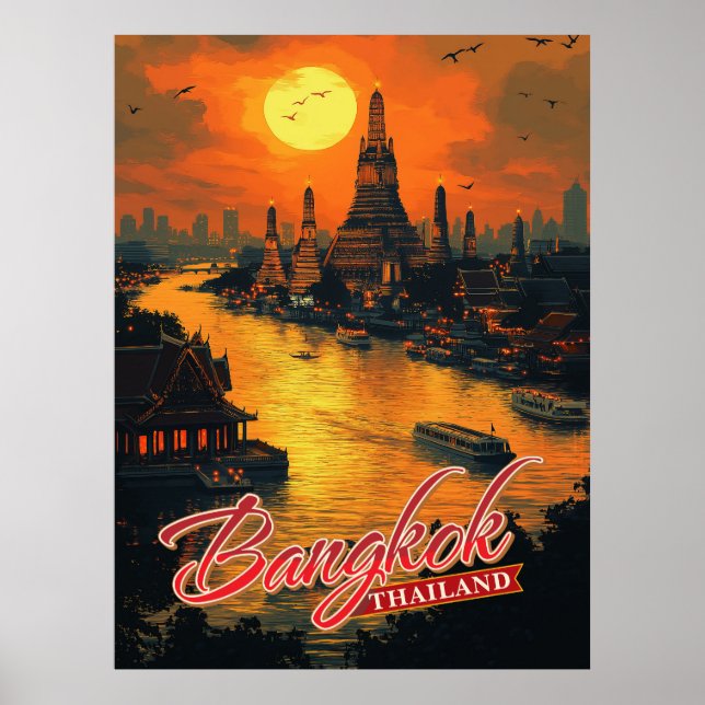 Bangkok, Thailand Poster (Vorne)