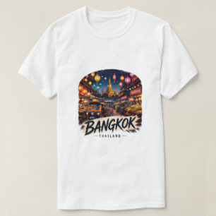 Bangkok Thailand Reise-inspiriertes Design T-Shirt