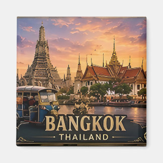 🧲 Bangkok Thailand Reiseandenken Für Touristen Magnet