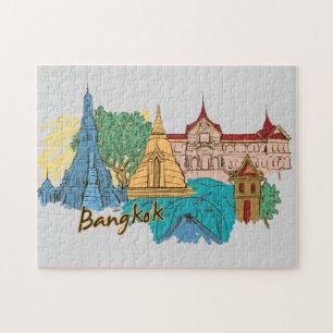Bangkok Thailand Reiseführer Puzzle
