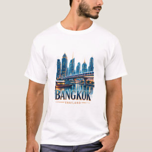 Bangkok Thailand Skyline Reise Souvenir T-Shirt