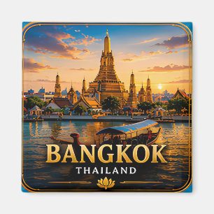 Bangkok Thailand Tropische Hauptstadt-Abenteuer 🌴 Magnet