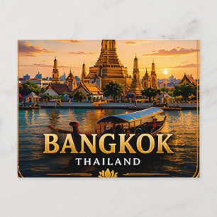 Bangkok Thailand Tropische Hauptstadt-Abenteuer 🌴 Postkarte