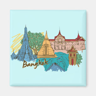 Bangkok, thailändische Weltstadt Magnet