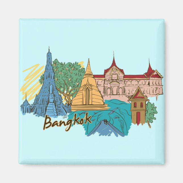 Bangkok, thailändische Weltstadt Magnet (Vorne)